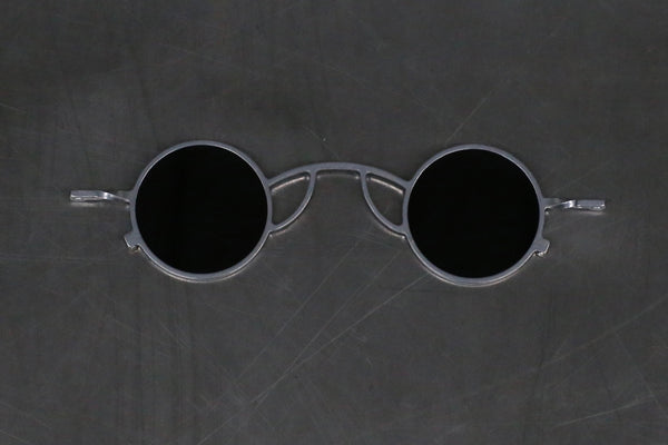 Rigards X ZIGGY CHEN Copper Titanium Aluminum Detachable Double-layer Sunglasses RG1911 Collection RG-CLIP-YSSH Silver Frame Dark Gray Lens CLIP